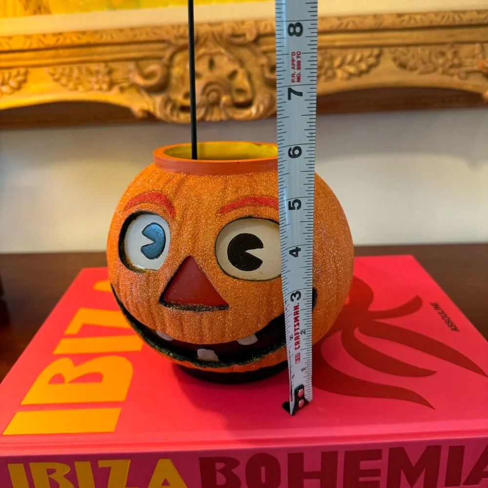 Vintage Illuminations Pumpkin Votive Lantern Halloween